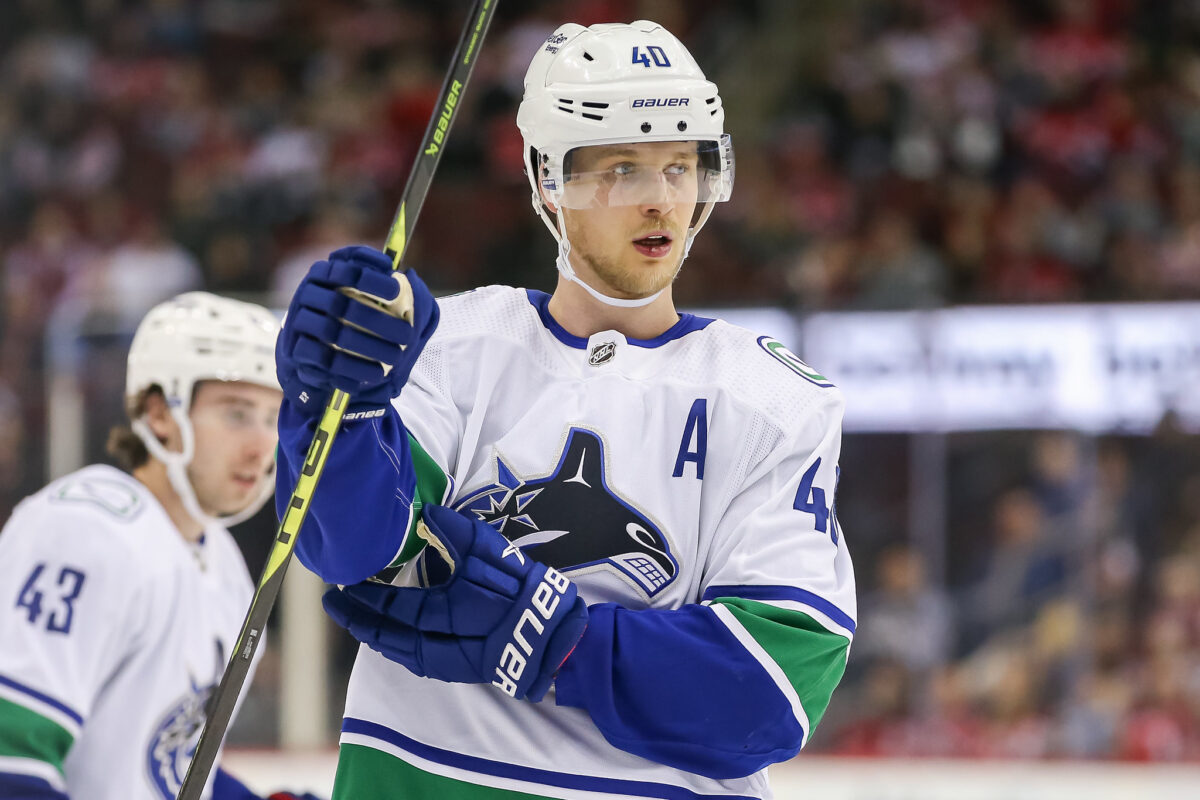 Canucks place star F Pettersson on retroactive IR, recall G Silovs